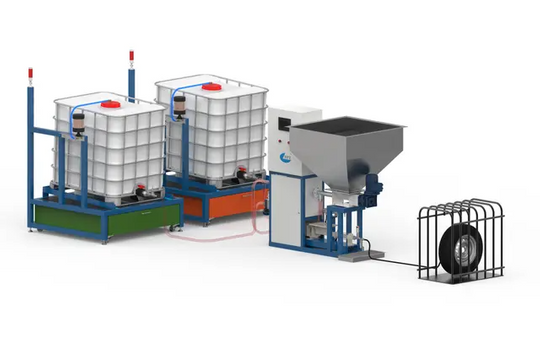 production process of foaming machine
